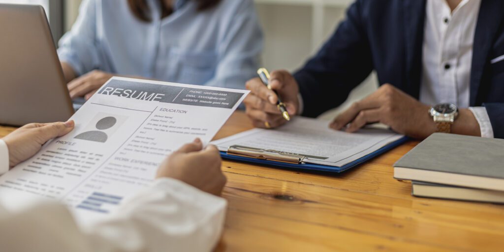 Candidate following tips to get resume noticed by recruitment agency employee