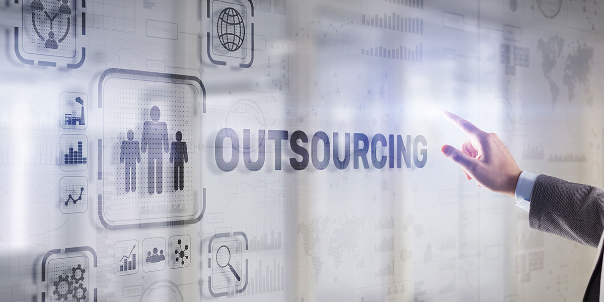 Man pointing and choosing experienced outsourcing company in India